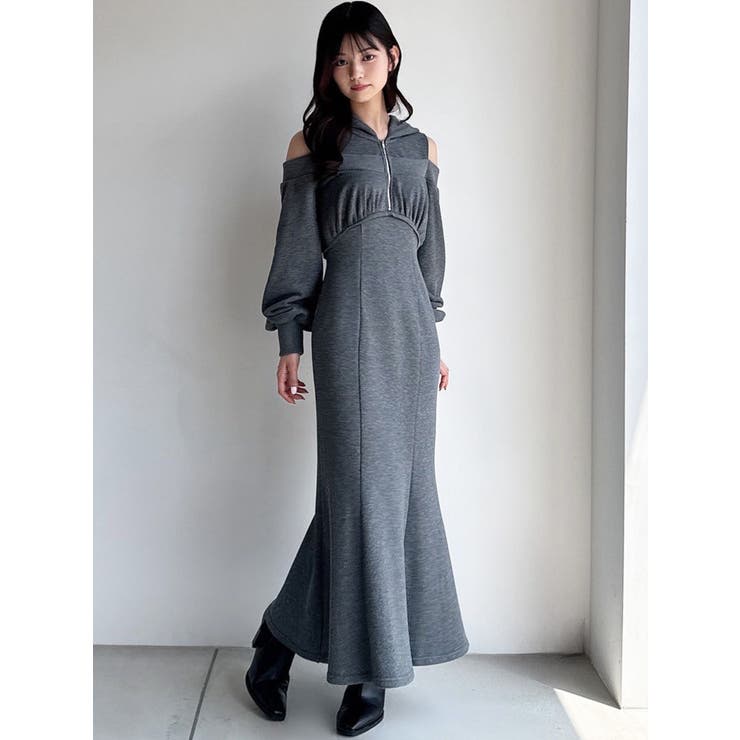 【追加生産分】レイヤードフーディワンピース | RESEXXY | 詳細画像6 