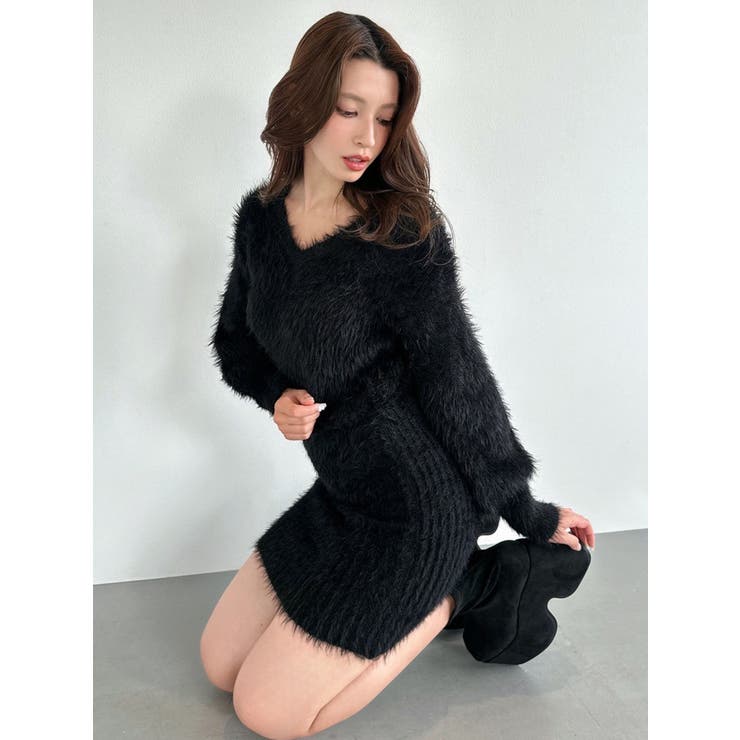 【追加生産分】シャギーニットワンピース | RESEXXY | 詳細画像10 