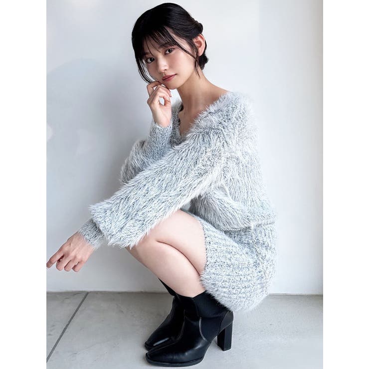 【追加生産分】シャギーニットワンピース | RESEXXY | 詳細画像13 