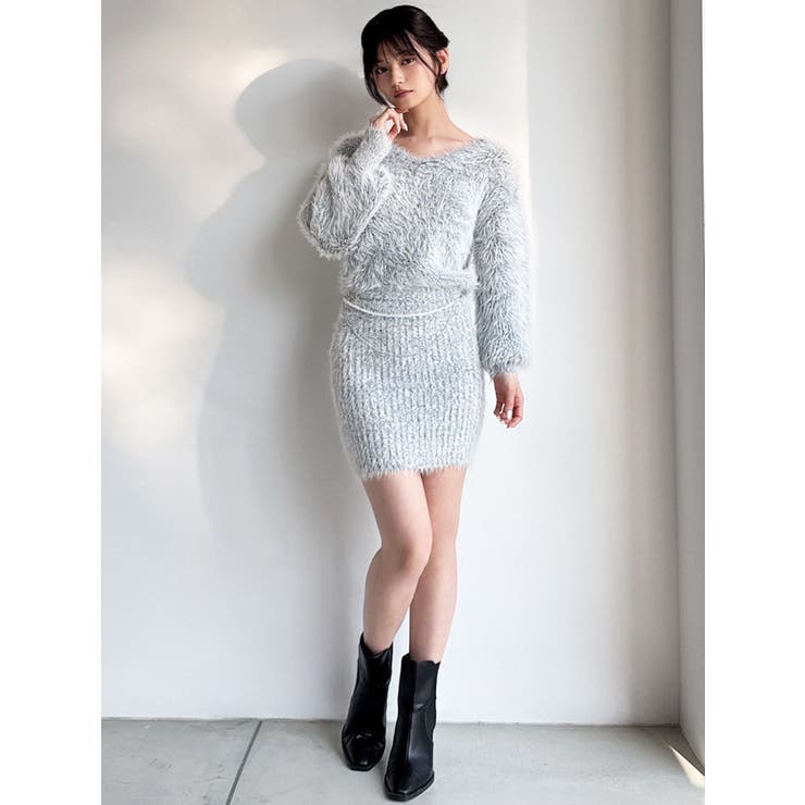 【追加生産分】シャギーニットワンピース | RESEXXY | 詳細画像16 