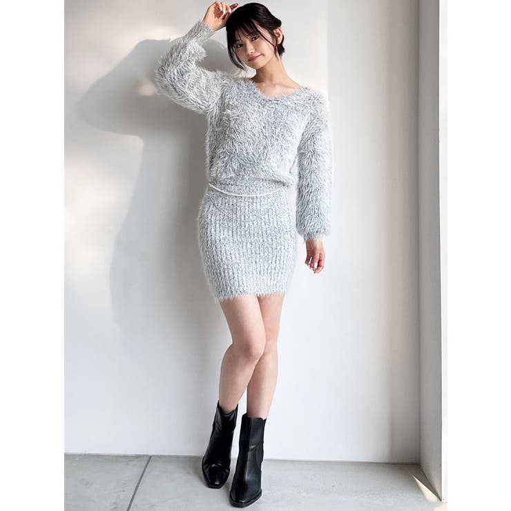 【追加生産分】シャギーニットワンピース | RESEXXY | 詳細画像17 