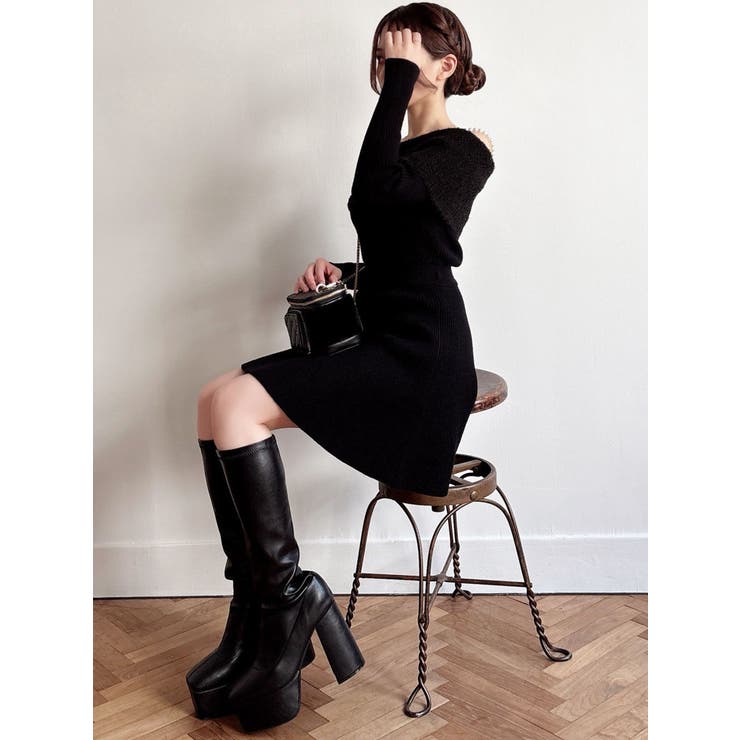 ストラップミニニットワンピース | RESEXXY | 詳細画像20 