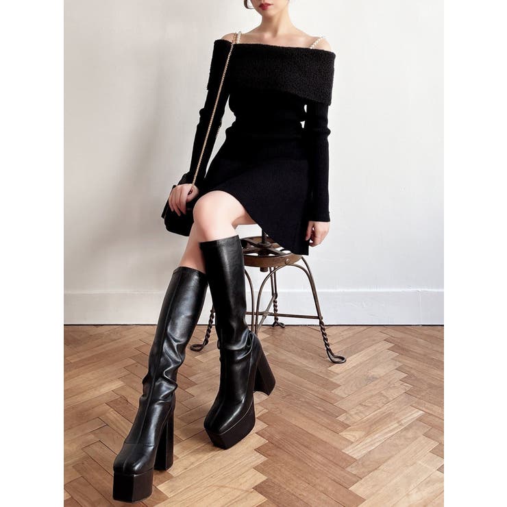 ストラップミニニットワンピース | RESEXXY | 詳細画像21 