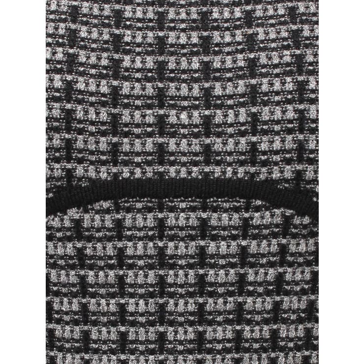 【WEB限定】バイカラーツイードニットワンピース | RESEXXY | 詳細画像23 