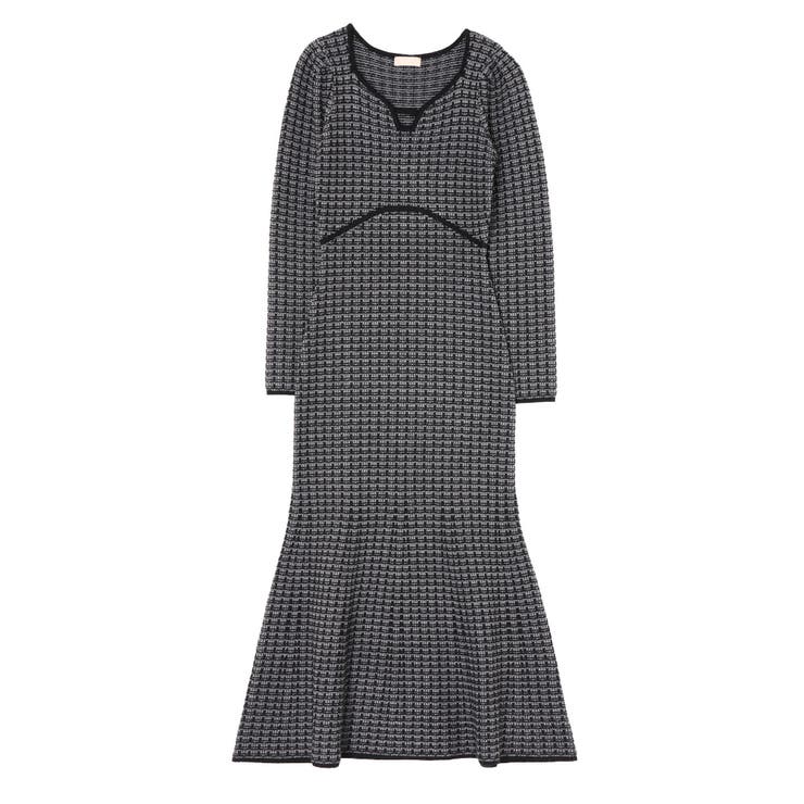 【WEB限定】バイカラーツイードニットワンピース | RESEXXY | 詳細画像33 