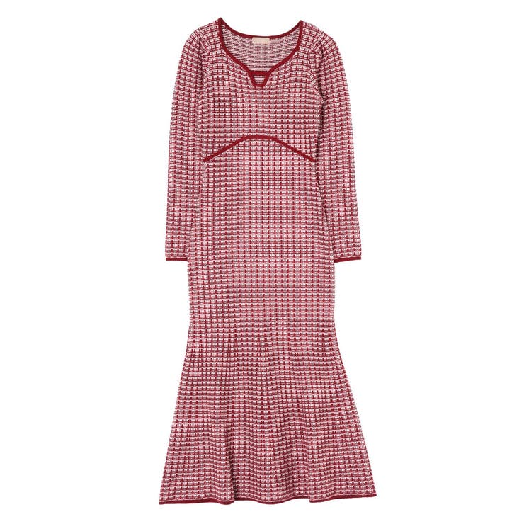 【WEB限定】バイカラーツイードニットワンピース | RESEXXY | 詳細画像34 