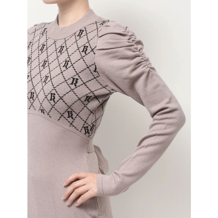 チェックジャガードマーメイドニットワンピース | RESEXXY | 詳細画像22 