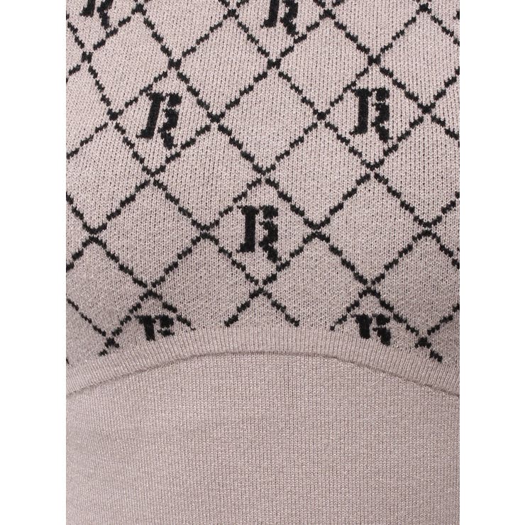 チェックジャガードマーメイドニットワンピース | RESEXXY | 詳細画像27 