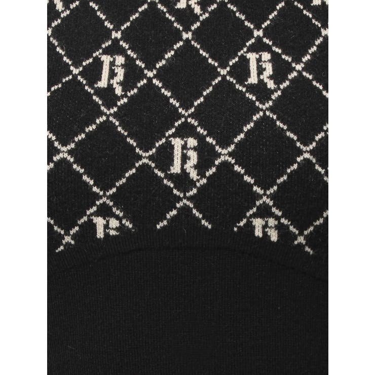 チェックジャガードマーメイドニットワンピース | RESEXXY | 詳細画像32 