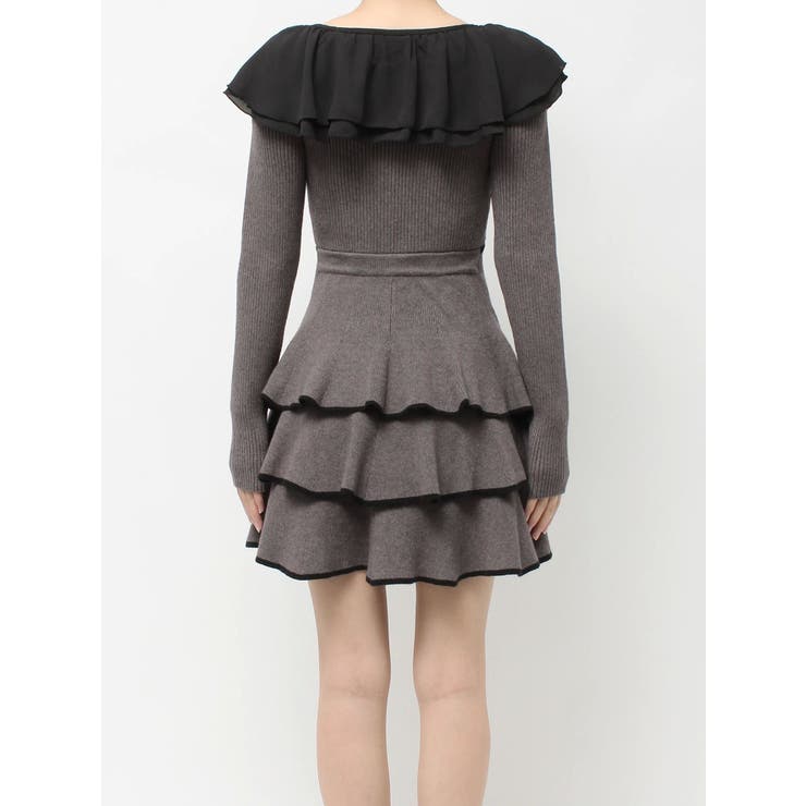 ラッフルデザインミニニットワンピース | RESEXXY | 詳細画像19 