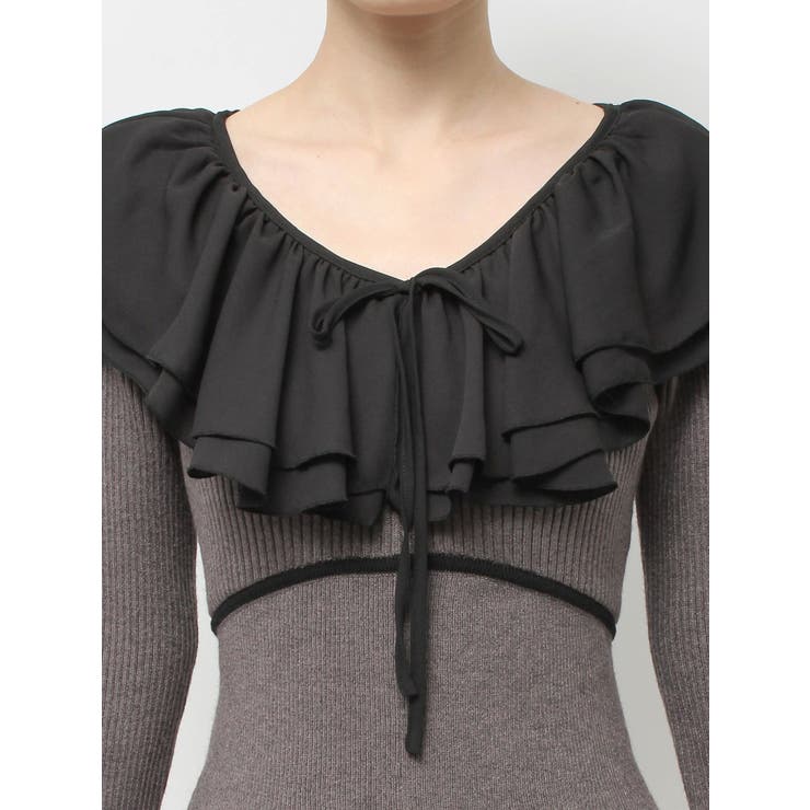 ラッフルデザインミニニットワンピース | RESEXXY | 詳細画像20 