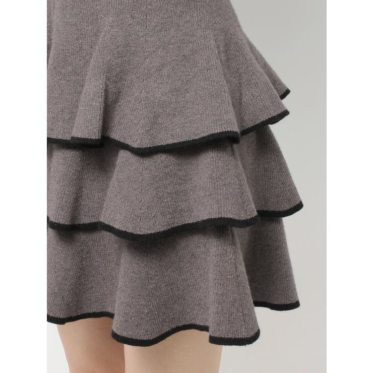 ラッフルデザインミニニットワンピース | RESEXXY | 詳細画像22 