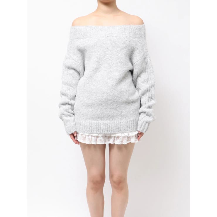 ケーブルスリーブニットワンピース | RESEXXY | 詳細画像18 