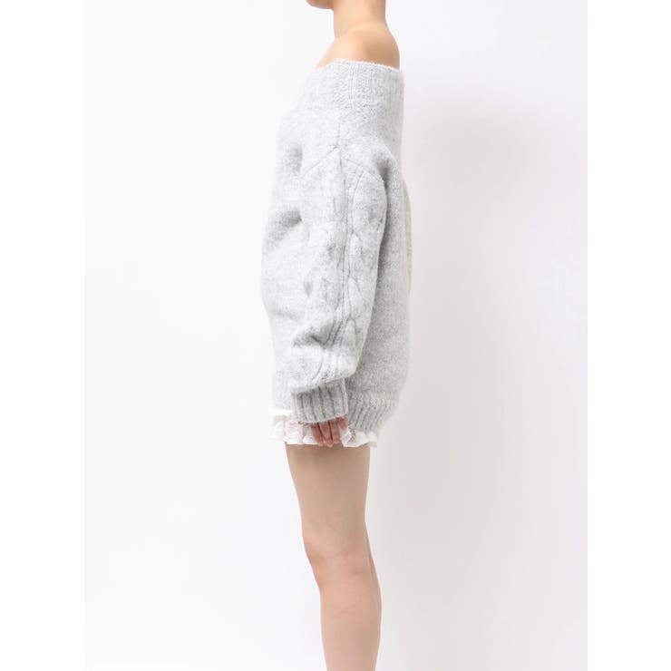 ケーブルスリーブニットワンピース | RESEXXY | 詳細画像19 