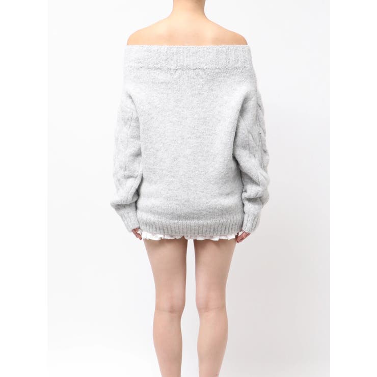 ケーブルスリーブニットワンピース | RESEXXY | 詳細画像20 