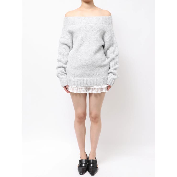 ケーブルスリーブニットワンピース | RESEXXY | 詳細画像25 