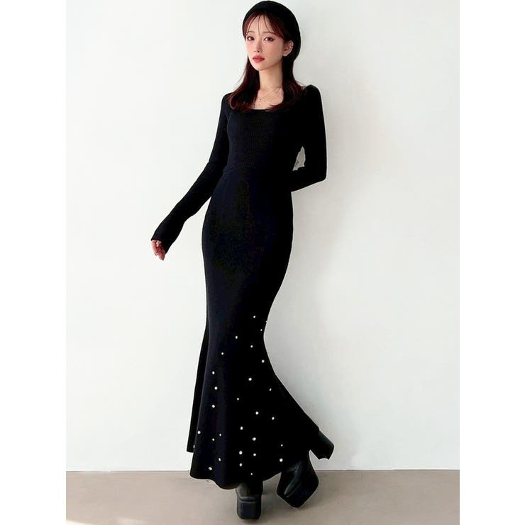 ヘムルミナスマーメイドニットワンピース | RESEXXY | 詳細画像3 