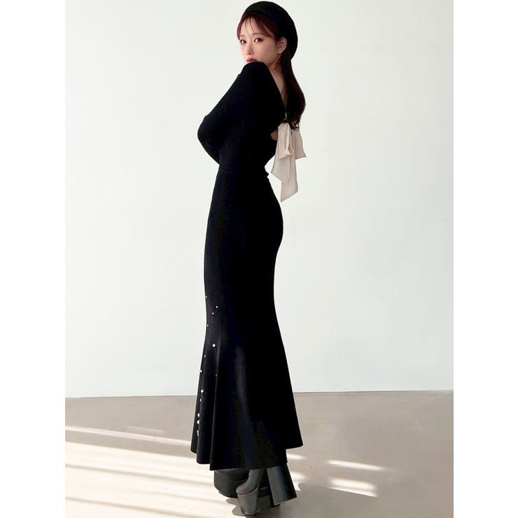 ヘムルミナスマーメイドニットワンピース | RESEXXY | 詳細画像5 