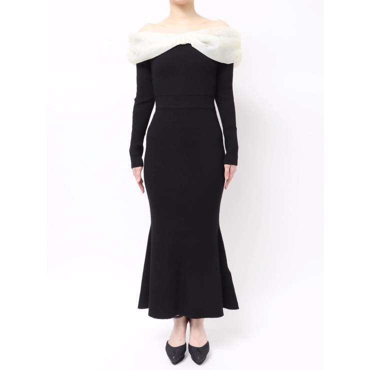 シアーリボンドッキングマーメイドニットワンピース | RESEXXY | 詳細画像15 