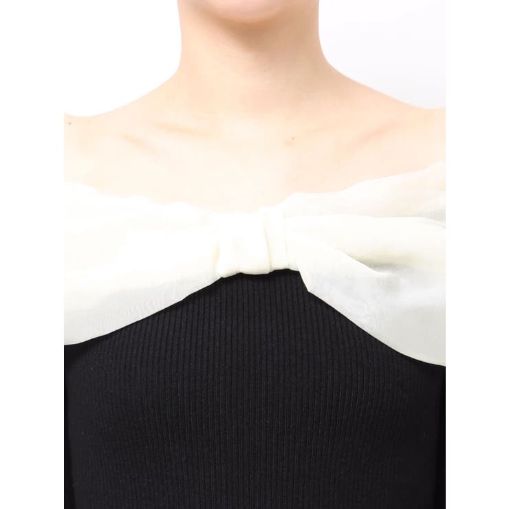 シアーリボンドッキングマーメイドニットワンピース | RESEXXY | 詳細画像18 