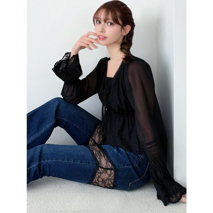 エンブロイダリーレースブラウス | RESEXXY | 詳細画像11 