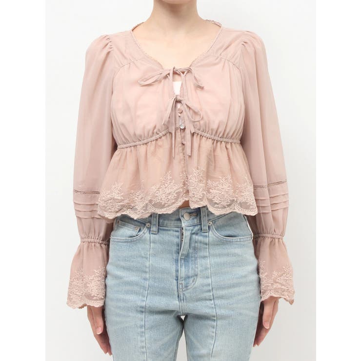 エンブロイダリーレースブラウス | RESEXXY | 詳細画像15 