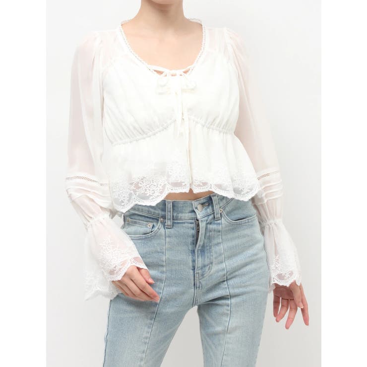 エンブロイダリーレースブラウス | RESEXXY | 詳細画像26 