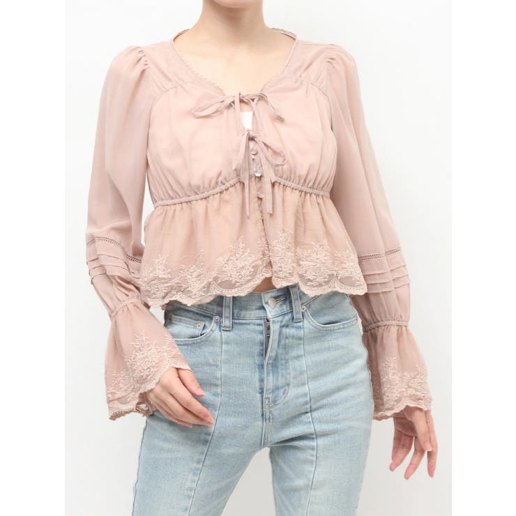 エンブロイダリーレースブラウス | RESEXXY | 詳細画像28 