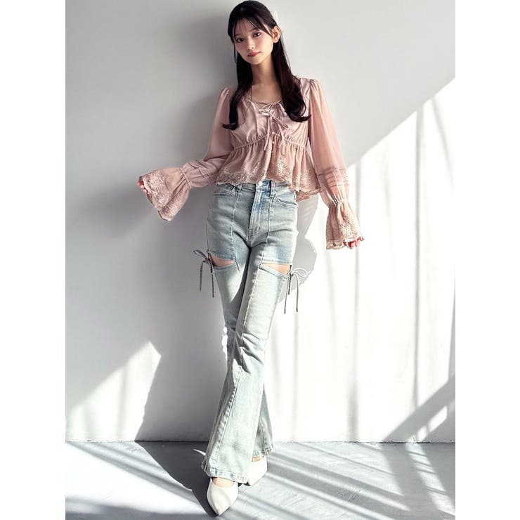 エンブロイダリーレースブラウス | RESEXXY | 詳細画像5 