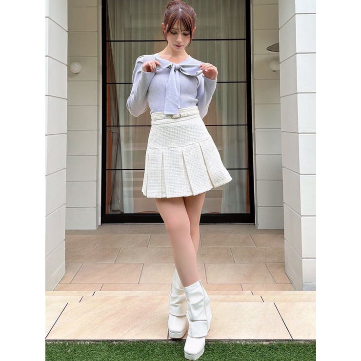 ツイードプリーツミニスカート【セットアップ着用可能】 | RESEXXY | 詳細画像26 