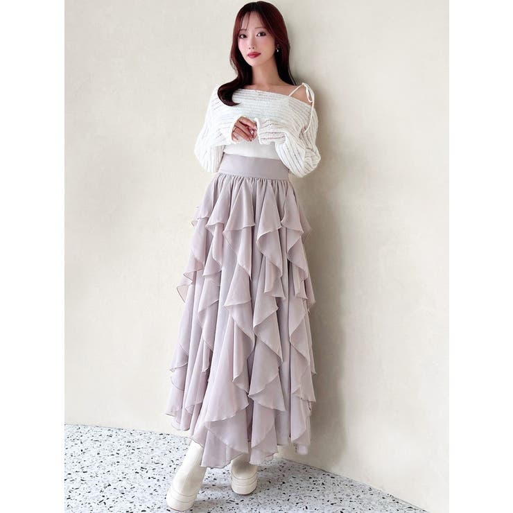 ラッフルシアーロングスカート | RESEXXY | 詳細画像13 