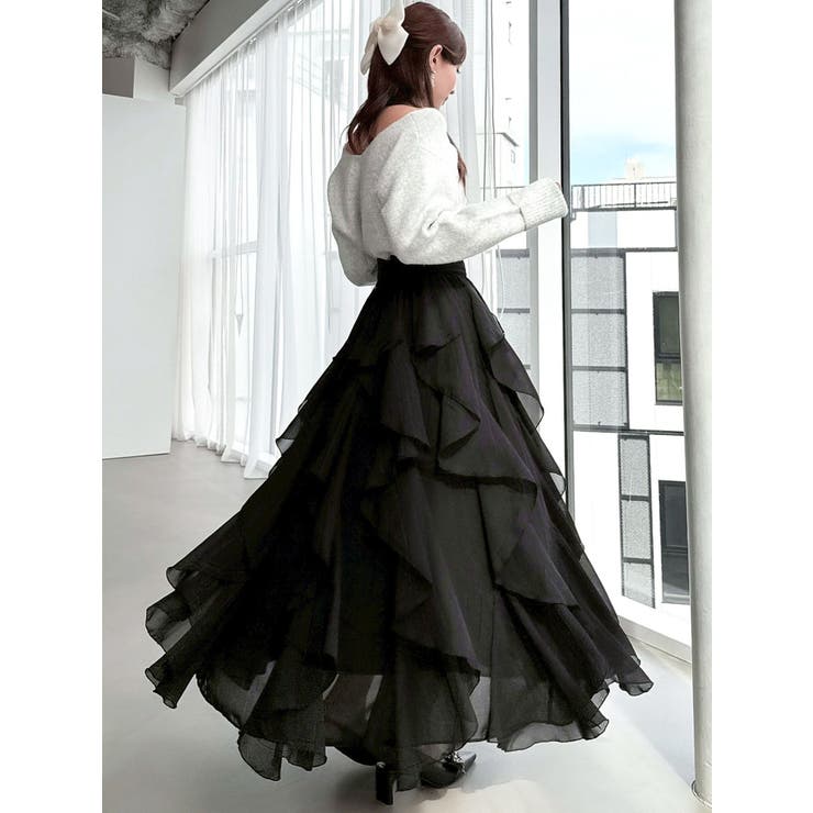 ラッフルシアーロングスカート | RESEXXY | 詳細画像2 