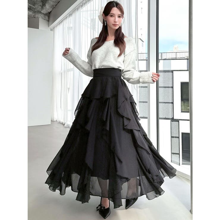 ラッフルシアーロングスカート | RESEXXY | 詳細画像3 