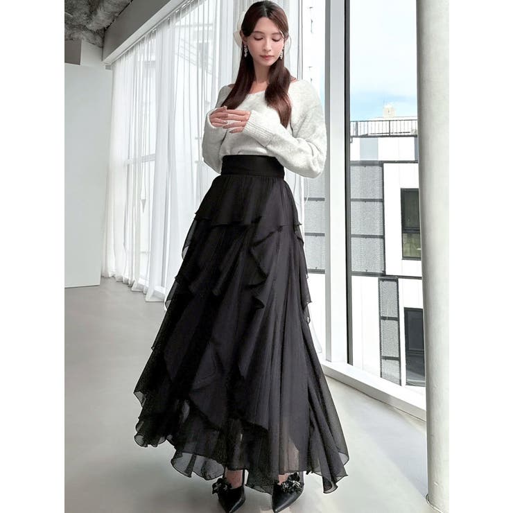 ラッフルシアーロングスカート | RESEXXY | 詳細画像5 