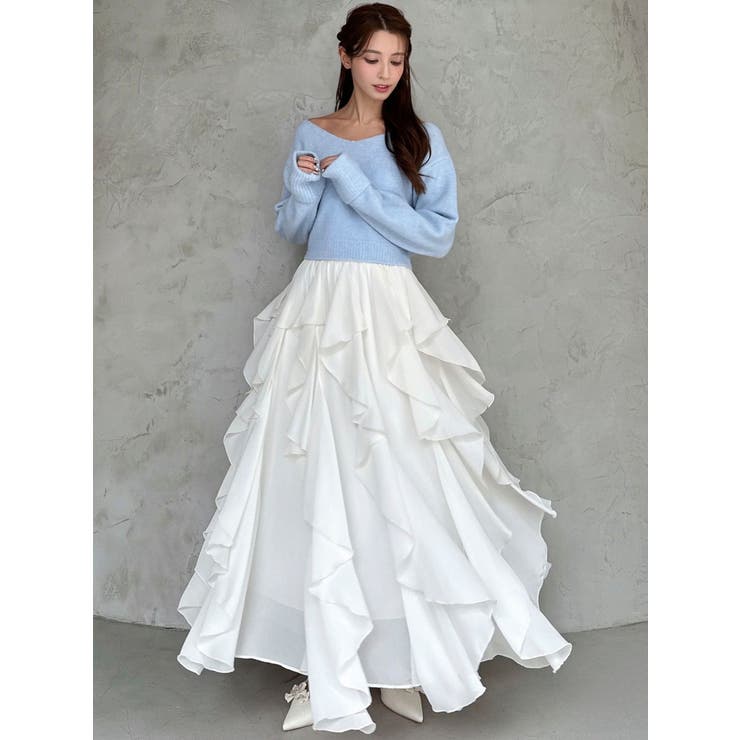 ラッフルシアーロングスカート | RESEXXY | 詳細画像8 