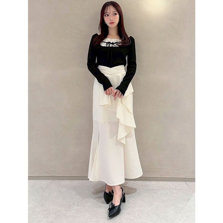 アシンメトリーラッフルマーメイドスカート | RESEXXY | 詳細画像10 