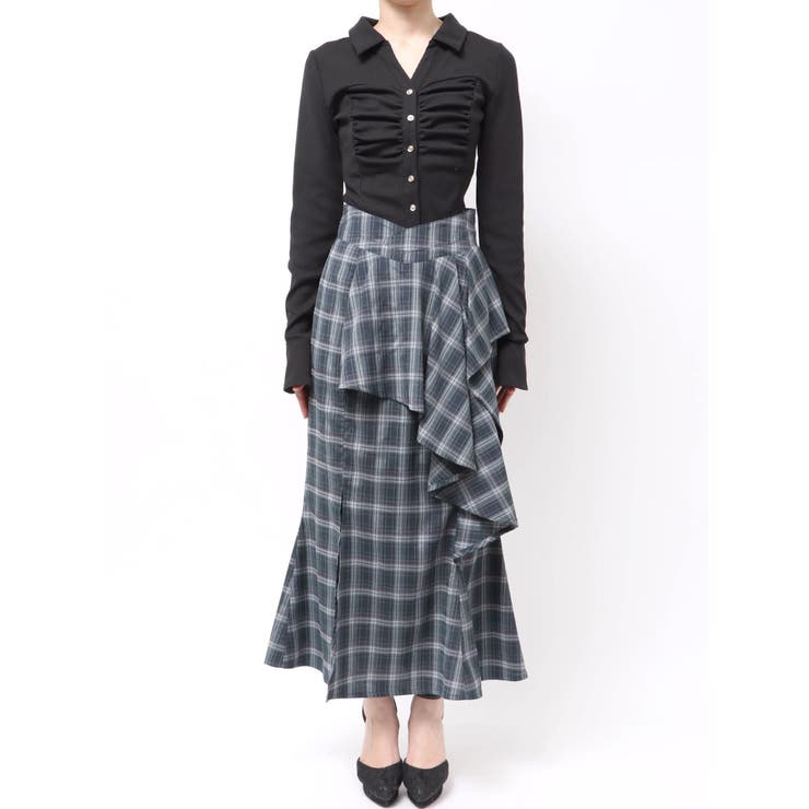 アシンメトリーラッフルマーメイドスカート | RESEXXY | 詳細画像18 