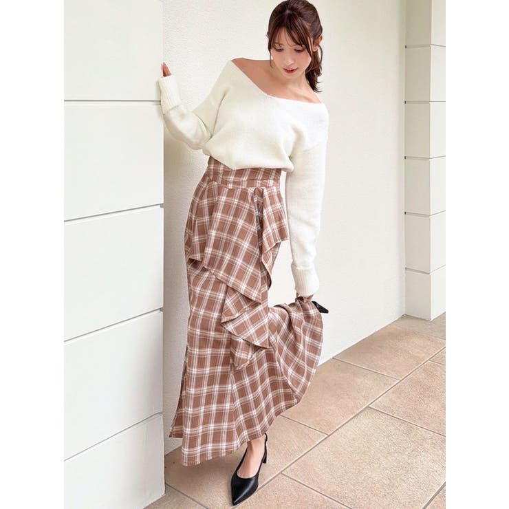 アシンメトリーラッフルマーメイドスカート | RESEXXY | 詳細画像2 