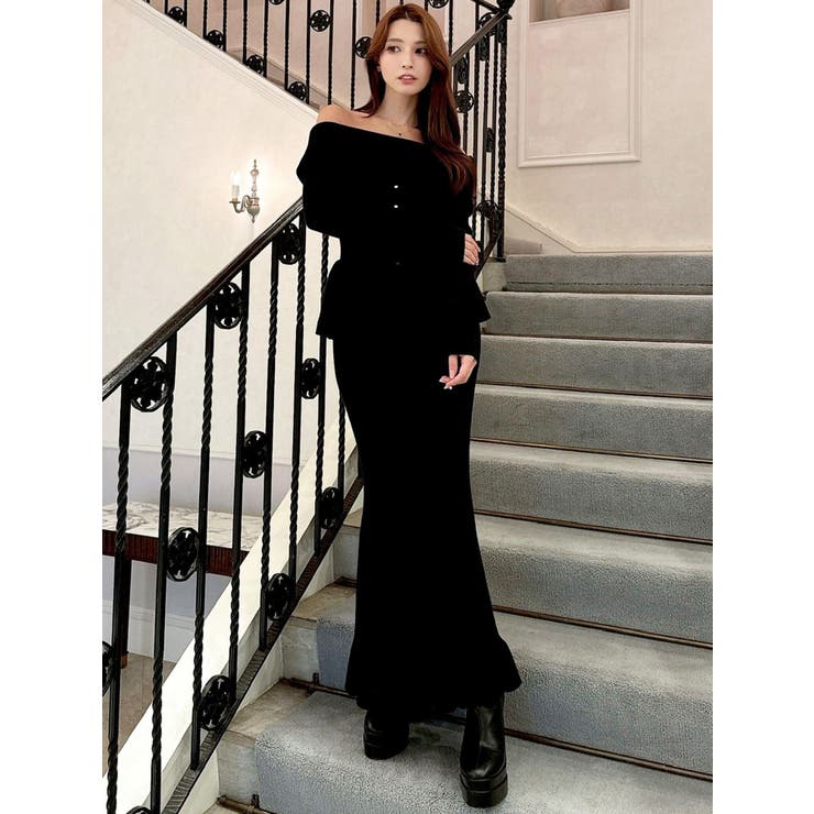 ヘムフリルマーメイドニットスカート【セットアップ着用可能】 | RESEXXY | 詳細画像5 