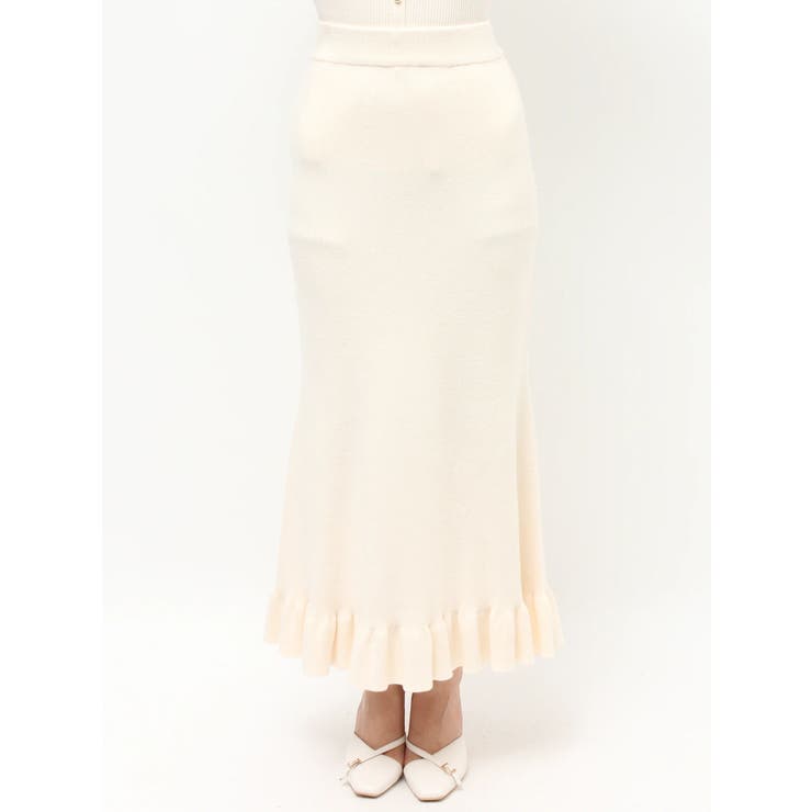 ヘムフリルマーメイドニットスカート【セットアップ着用可能】 | RESEXXY | 詳細画像7 