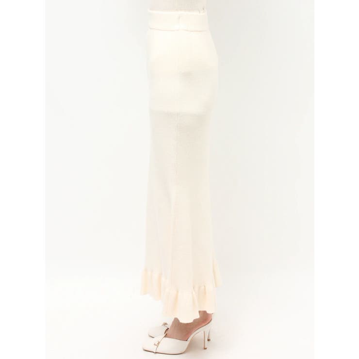 ヘムフリルマーメイドニットスカート【セットアップ着用可能】 | RESEXXY | 詳細画像8 