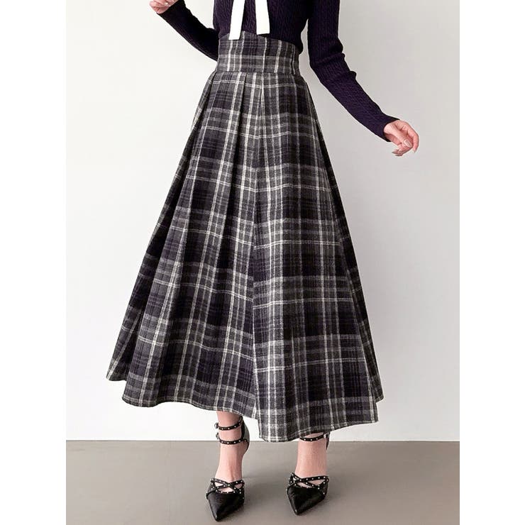 WEB限定】ハイウエストコルセットスカート[品番：MKSW0067494