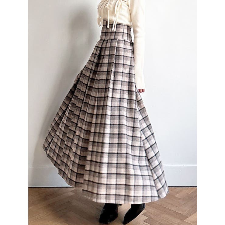 ベージュ | 【WEB限定】ハイウエストコルセットスカート | RESEXXY