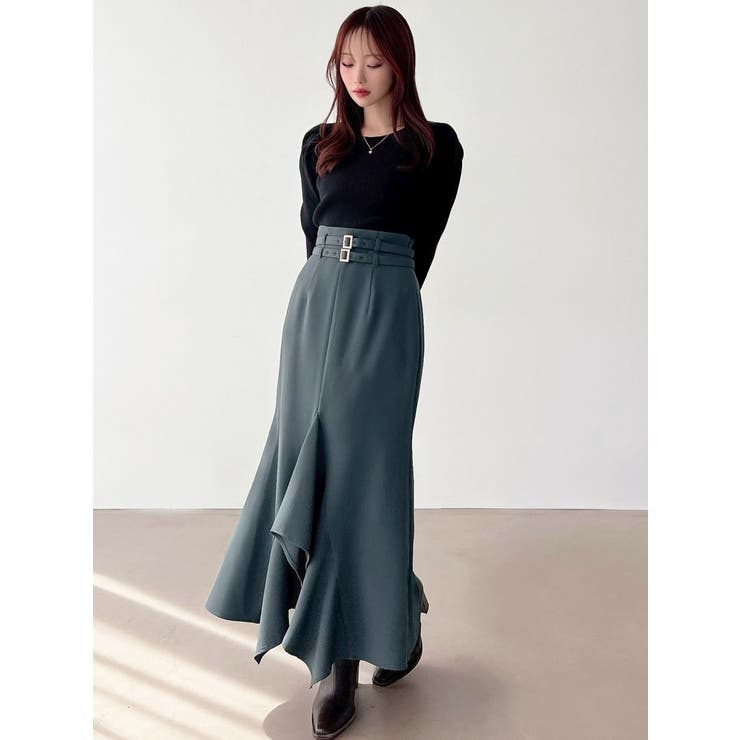 ダブルベルトラッフルスカート | RESEXXY | 詳細画像3 