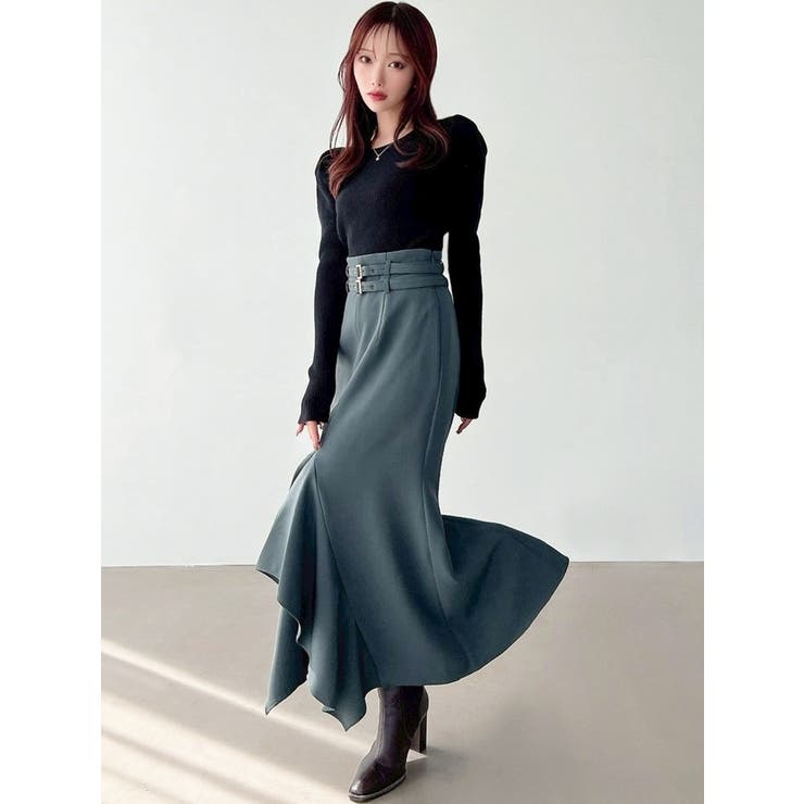 ダブルベルトラッフルスカート | RESEXXY | 詳細画像5 