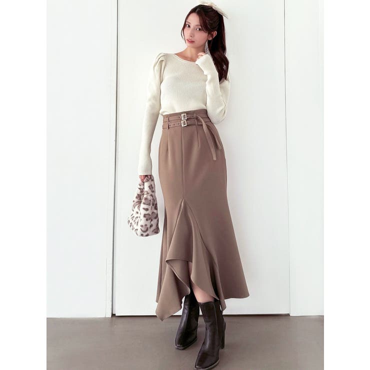 ダブルベルトラッフルスカート | RESEXXY | 詳細画像6 