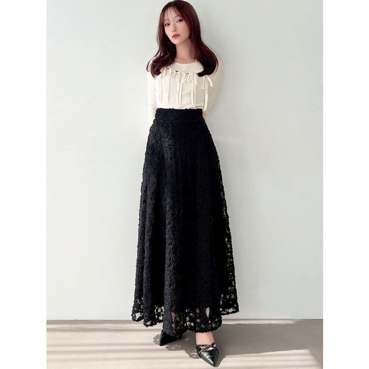 ジャガードフレアスカート | RESEXXY | 詳細画像3 