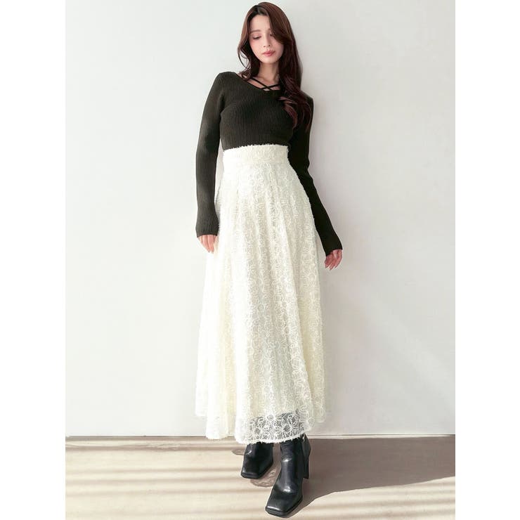 ジャガードフレアスカート | RESEXXY | 詳細画像6 