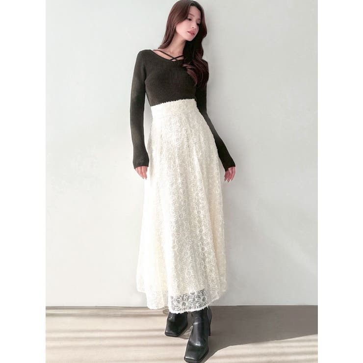 ジャガードフレアスカート | RESEXXY | 詳細画像7 