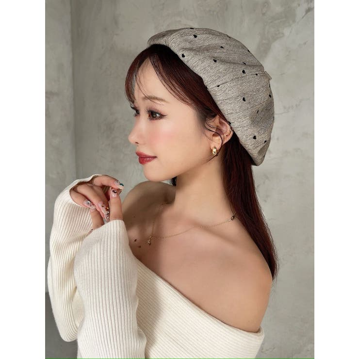 ミニマルモチーフベレー帽 | RESEXXY | 詳細画像2 